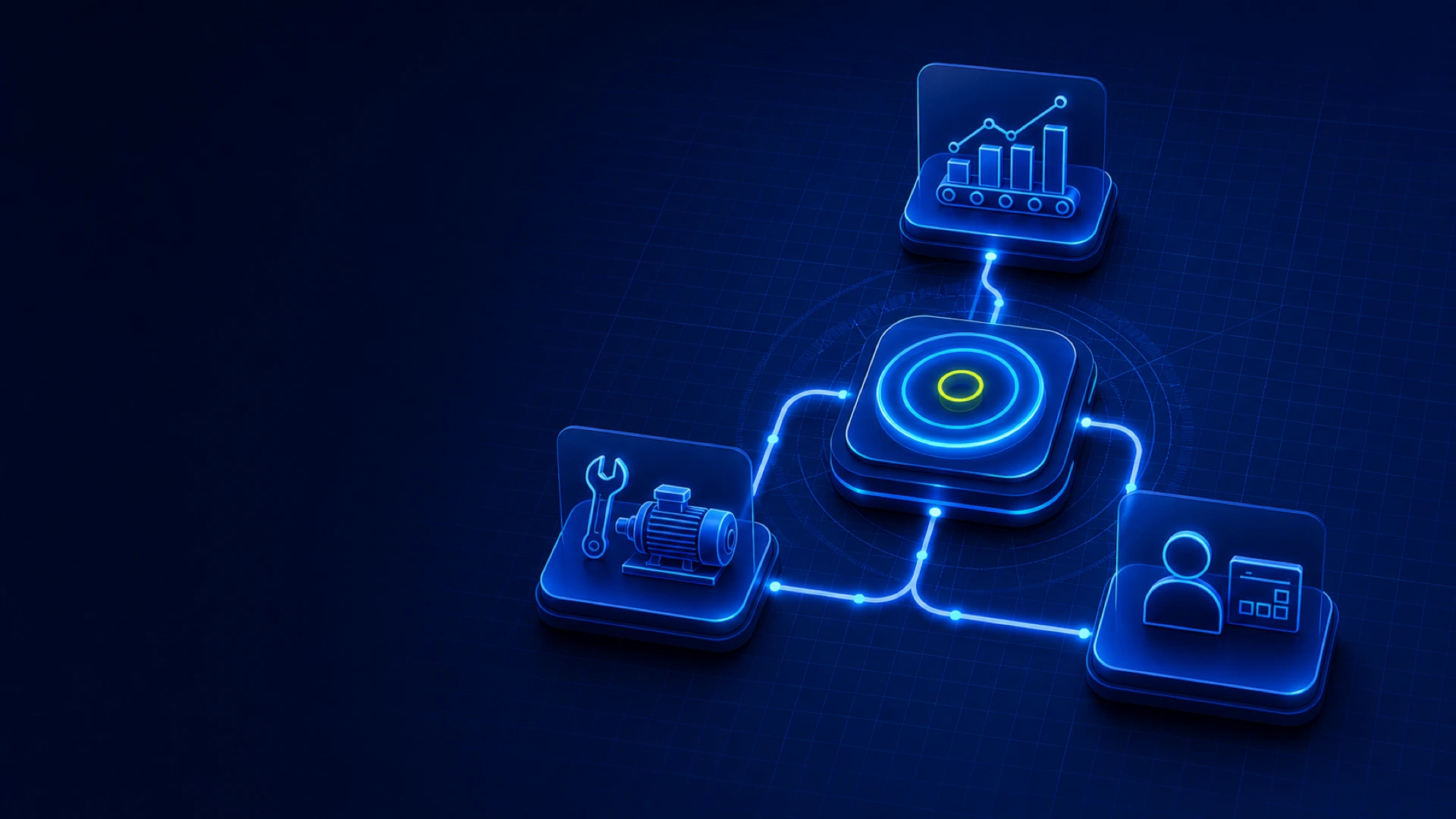 Connected digital platforms for maintenance, production and employee operations